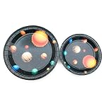 Serves-30-Complete-Party-Pack-Outer-Space-9-Dinner-Paper-Plates-7-Dessert-Paper-Plates-9-oz-Cups-3-Ply-Napkins-Outer-Space-Party-Theme