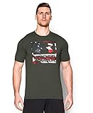 Under Armour Men's Freedom BFL T-Shirt, Combat Green/White, Medium