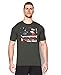 Under Armour Men's Freedom BFL T-Shirt, Combat Green/White, Medium