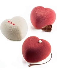 Silikomart Amorini 100 Silicone Heart Mold with Cutter - 8 Forms