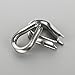 HoLeis 40 PCS M5 304 Stainless Steel Thimble for 5/32