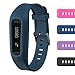 Buckle Bracelet for Fitbit One - Adjustable Wristband and Wristwatch Style - Fitbit One Silicone Replacement Secure Band with Chrome Watch Clasp and Fastener Buckle - Fix the Tracker Fall Off Problem