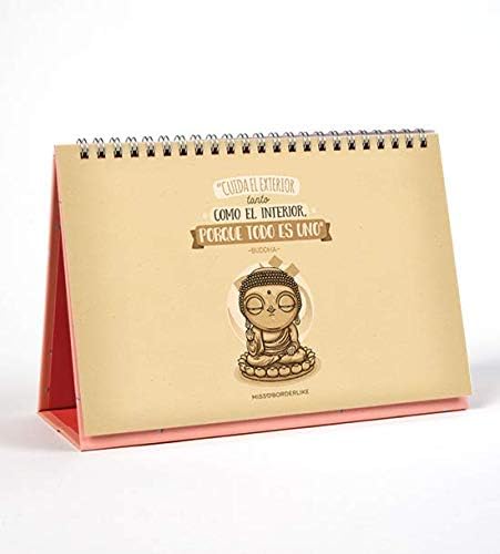 Desk Calendar 2019. Buddha