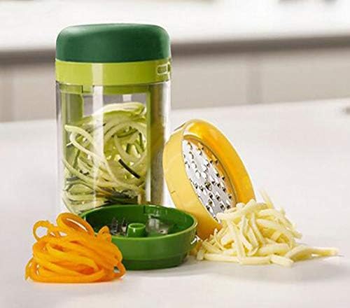 3 in 1 Stainless Steel Blades Rotary Vegetable Fruit Potato Slicer Grater Cutter.