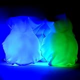 GloFX LED Sock Poi Set: 9-Mode Light Up Balls Set of 2 - Glowing Flow Arts