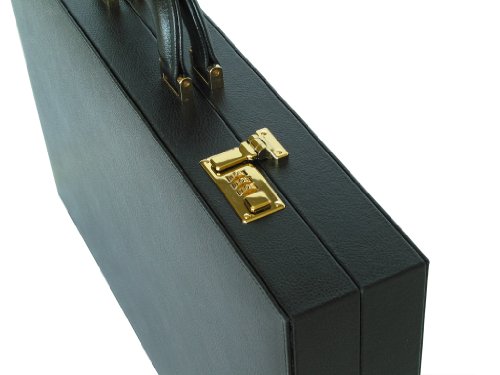 Backgammon Attache 23" - Genuine Leather - Double-Grip Handle