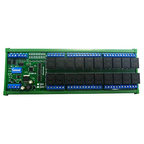 eletechsup 20ch Multifunction RS485 Relay Board 20DO 2DI 2AI PLC IO ...