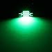 Partsam 10PCS Green 31mm Festoon 12-3528-SMD LED Light Interior Dome Map Reading Lamps Bulbs