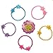 Elastic Hair Bands Ties , Girl Hair Ties Kids Colorful Elastics Ponytail Holder, Ropes Hair Elastics Ponytail Toddler Fabric Girls Hair Holder