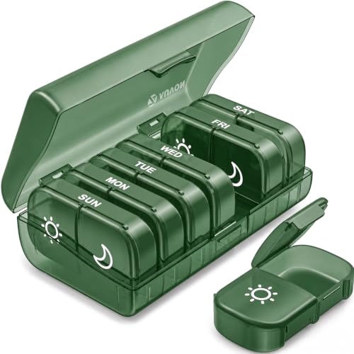 AUVON Weekly Pill Organizer