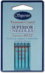 Aghi Per Macchina Da Cucire Superior Threads 5 Pezzi | Punteruolo Al Titanio 70/10, Made In Japan - 6