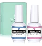 Tomicca Nail Dehydrator and Primer, Professional Acid Free Natural Nail Prep Dehydrator, Fast Air...