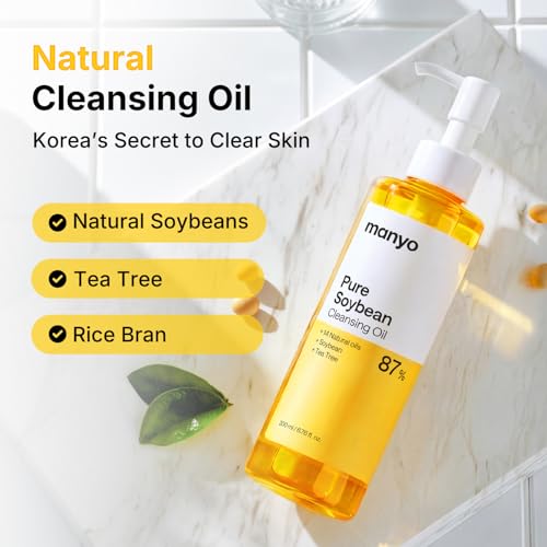 ma:nyo Pure Cleansing Oil Korean Facial Cleanser, Blackhead Melting, Daily Makeup Removal with Argan Oil, for Women Korean Skin care 6.7 fl oz (1 Pack)