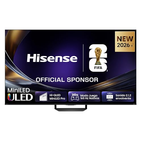55U7S Pro - MiniLED Pro Smart TV 55 Pulgadas, Hi-QLED MiniLED Pro, Modo Juego 165 Hz Nativos, Sonido Envolvente 2.1.2, Anti Reflection & Glare Free, IMAX Enhanced, Dolby Vision IQ, HDR 10+