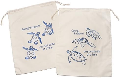 Natural Muslin Cotton Reusable Produce Bags Keep Leafy Greens, Vegetables and Fruits Fresh and Crisp for Days - Set of 2 from ZestiLife