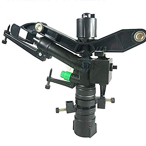 Suinga Agriculture Sprinkler, Adjustable 1" Sprinkler with 15-21 MTS Reach, High Tensile Swivels, 0-360° Irrigation Angle, 3-4.5 Bar Working Pressure