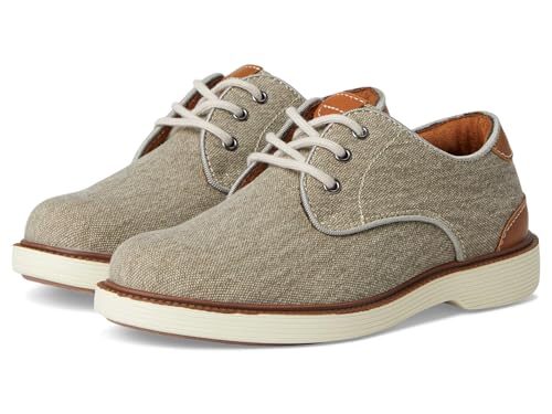 Florsheim Mens Highland Canvas Plain Toe Oxford Jr. (Toddler/Little Kid/Big Kid) Taupe 4.5 M at Amazon
