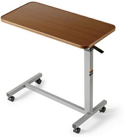 Overbed Table - Overbed Table Adjustable Height, Invacare Overbed Hospital Table