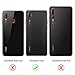Mishcdea Huawei P20 Waterproof Case Shockproof Snow-Proof Dirt-Proof Full Body Phone Protector Cover for Huawei P20 (2018) (Black)