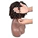 FASHION IDOL Spring Twist Braids Wig Curly Jamaican Bounce Jumpy African Bomb Twist Braids Wig Sythetic Short Natural Black Wig For Black Women (1B)