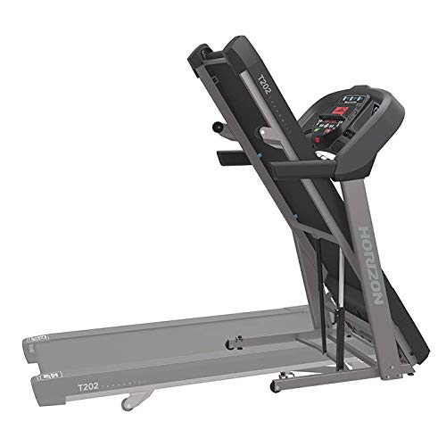 Horizon Fitness T202 Advanced Running Treadmill, Black - Thumbnail 2