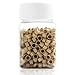 Yewig Silicone Micro Link Rings 5mm Lined Beads for Hair Extensions Tool Blonde