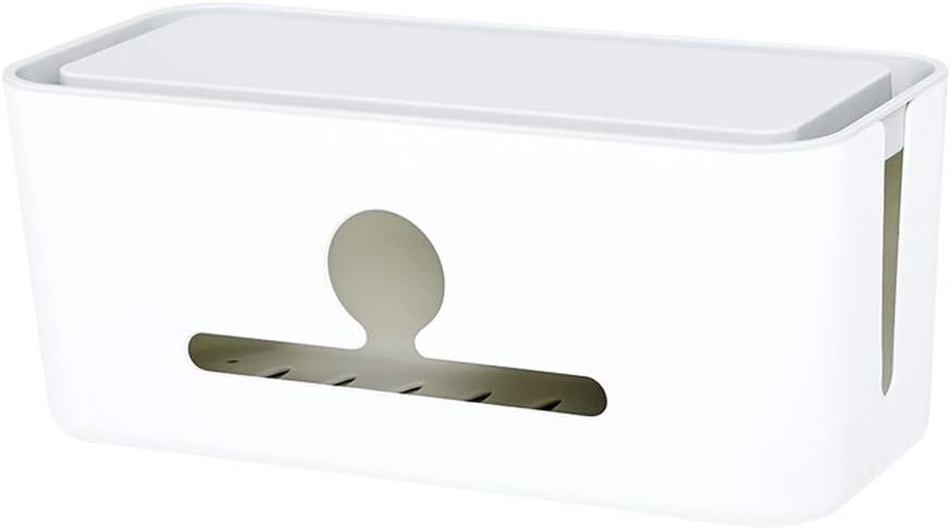 Cherish Cable Management Box, Cable Cord Organizer, Cord Management Container Cover for Wires Cord Hide for Charger Cable USB Hub