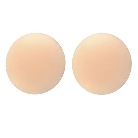 Selbstklebende, wiederverwendbare Silikon-Brustwarzenabdeckung, 2 in einer Packung (1 Paar)