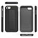 iPhone SE 2022 Case, iPhone 8 Case, iPhone 7 Case, ZVEdeng Vertical Horizontal Stand Hand Strap Kickstand Dual Layer Shockproof Phone Strap Loop Case for Apple iPhone SE 2022/2020/7/8 4.7'' Black/Grey