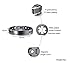 Blood THINNER Black Ion Plated Stainless Steel Magnetic Therapy Health Emergancy Medical Alert ID Bracelets for Men Dad,8.6