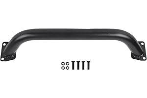 Buachois Jeep Wrangler JL Gladiator JT Grille Guard 82215351 Front Bumper Steel Brush Guard with Matte Black Powder Coating A