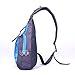 EGOGO Multi-Functional 3 Layers Hiking Cycling Bag Sling Pack with Adjustable Shoulder Strap Cross Body Chest Bag Shoulder Sling Bag Mini-Bag for Men & Women(Blue)