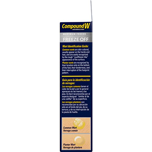 Compound W Freeze Off Wart Removal System - Effectively Removes Warts in as Few as One Treatment - 8 Disposable Applicators