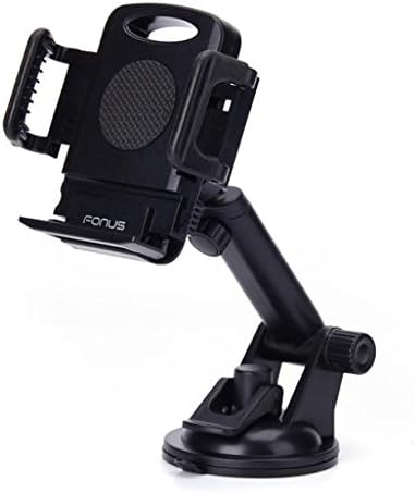 Premium Car Mount Holder Dash Windshield Cradle Window Rotating Dock Strong Grip Suction Cup for Net10 LG Optimus Net - Net10 LG Optimus Q - Net10 LG Optimus Showtime - Net10 LG Power