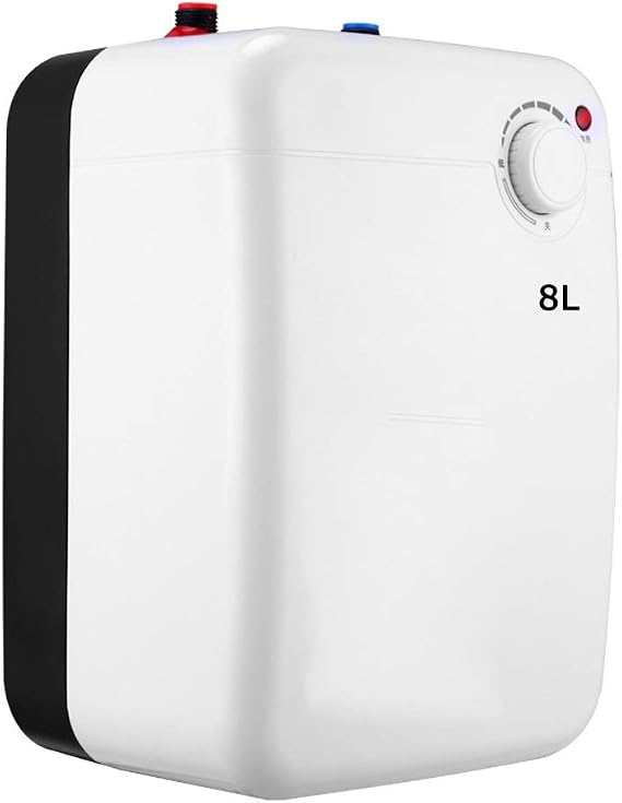 Calentador De Agua Eléctrico De 80 Litros - 2000W, Temperatura Ajustable 25-75°C, Incluye Ducha Y Válvula De Seguridad