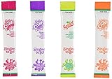 Lot of 4 (6 ct.) Boxes - Mixed Variety-SQUIRT & CRUSH Sugar Free- Singles to go! 1 Squirt, 1 Strawberry, 1 Orange & 1 Grape.