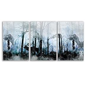 Wall26-3 Panel Canvas Wall Art-Chromatic-Giclee Painting Wall Bedroom Living House Decoration Home Art - 16"x24" x 3 Panels