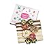Jiaqee Baby Girl Headband Set - 6 Pcs Crystal Pearls Flower Soft Elastic Nylon HairBand Hair Ties For Toddler Gift