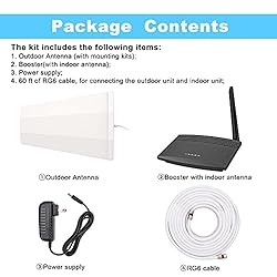 Amazboost A3 Cell Phone Booster for Home & RV ,Up