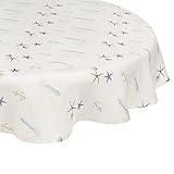Avanti Linens Antigua Table Cloth Round 70-Inch, Multi