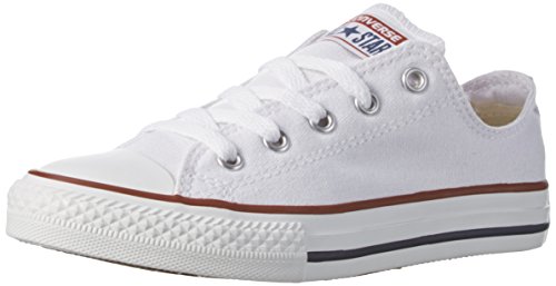 Converse Unisex Chuck Taylor AllStars Ox Skate/Lifestyle, White, 2.5 M US Little Kid