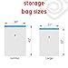 12-Pack Variety - Space Bags - Vacuum Storage Bags - Vacuum Sealers Jumbo & Large For Space Saving Clothing Storage and Bedding - 8x Jumbo (43x30in) + 4x Large (32x21in)
