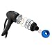 GOgroove AudiOHM HDX Noise Isolating Wired Earbuds with Microphone - Premium Headphones with Ergonomic Angled Design, 3mm Thick Reinforced Cable, Fortified Y-Connector, and EVA Carrying Case (Blue)