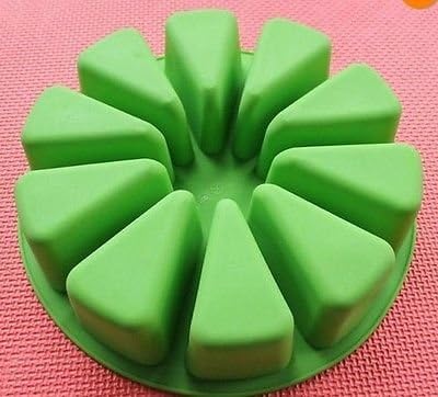Silicone Trigon Baking Cake Chocolate Soap Candy Jelly Ice Mold Mould Pan 272