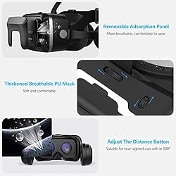 HEJINYU VR Headset Compatible with iPhone