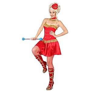 Atosa-28289 Disfraz Majorette, Color Rojo, XS-S (28289)