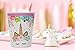 United Unicorns - 50 Pck - Best Pink Unicorn Paper Cups for Girls Birthday Party | Unicorn Birthday Party Supplies for Girls | Disposable Unicorn Paper Cups