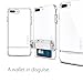 Spigen Flip Armor iPhone 8 Plus/iPhone 7 Plus Case with Durable Protection and Hidden Card Storage for Apple iPhone 7 Plus (2017) / iPhone 7 Plus (2016) - Jet White