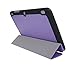 iShoppingdeals Viola Purple Slim Shell Case for Insignia Flex 8 NS-P16AT08 8-Inch Android Tablet, Tri-Fold Ultra Slim Lightweight Stand Cover Case