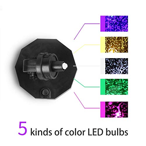 Sunnec Star Night Light Projector, DIY Sky Projection Night Lamp 12 Constellation Lights for Kid Baby Bedroom,Christmas Gift